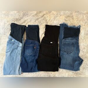 1822 Denim Maternity Jean Bundle - Black and Blue Collection